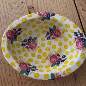 MacKenzie Childs Yellow soap dish